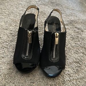 Michael Kors black 4 inch heel